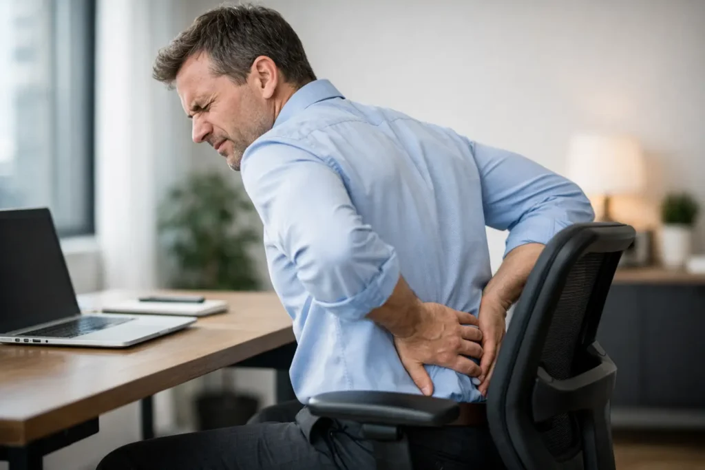 Lower Back Pain After Sitting: Why It Happens