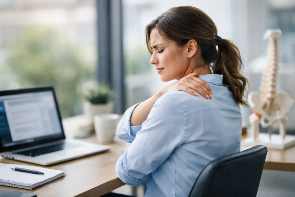 Shoulder Pain From Desk Work: What Helps